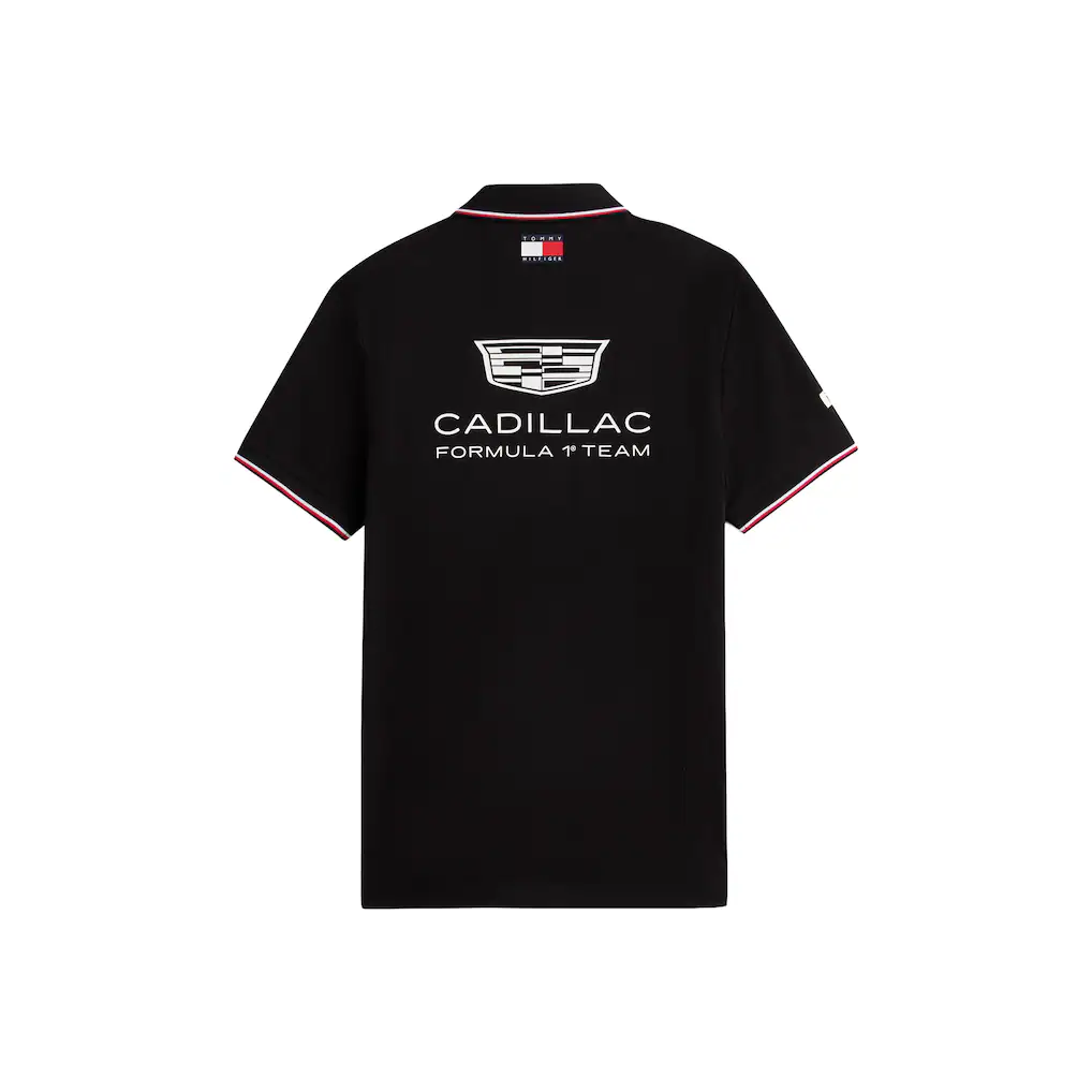 Tricou polo Cadillac Tommy Hilfiger Team Replica - Negru [3]
