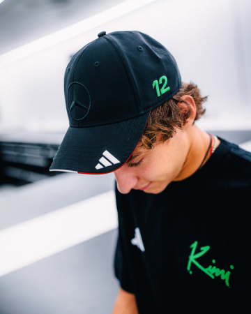 Șapcă Kimi Antonelli Ediție Specială Monza Neagră 2025 [2]