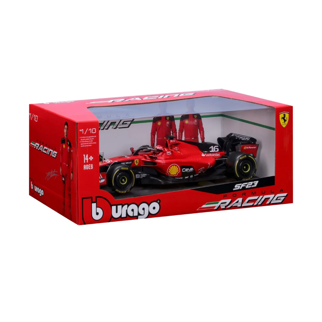 Ferrari SF-23 de F1, cu casca Leclerc - 1:18 [1]