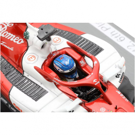 Alfa Romeo Sauber F1 F1 Team ORLEN C42 Nr. 77 - Locul 6 în Marele Premiu al Bahrainului - Valtteri Bottas Model 1:43 [4]