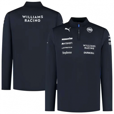 Williams Racing - Bluza cu fermoar 1/4 Williams Racing 2025