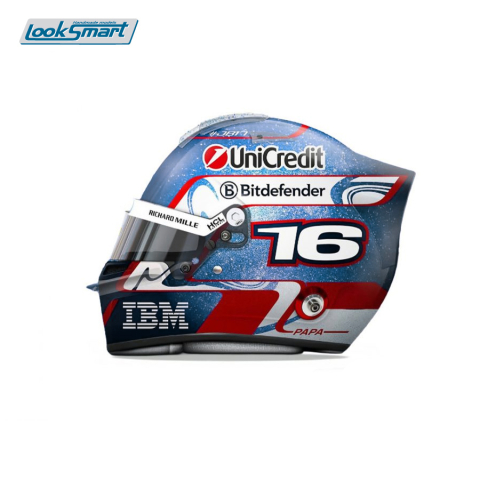 Casti  F1 - Cască  1:5 Charles Leclerc – Scuderia Ferrari HP Singapore GP 2025