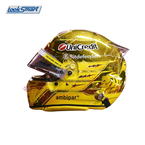 Casti  F1 - Cască 1:5 – Lewis Hamilton – Scuderia Ferrari HP – Singapore GP 2025