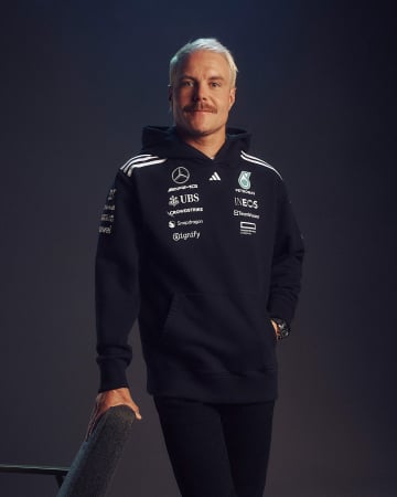 Mercedes - Hanorac bărbătesc 2025 Team, negru