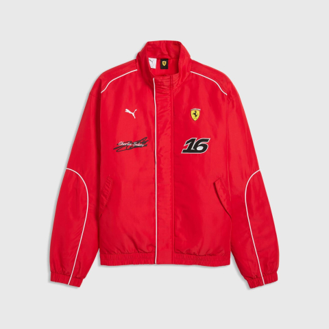 Scuderia Ferrari - Jacheta de Curse Oficială Scuderia Ferrari PUMA 2026- Charles Leclerc