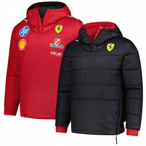 Jachetă reversibilă a echipei Scuderia Ferrari 2025 [0]