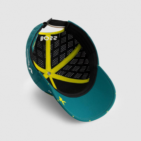 Șapcă Aston Martin Aramco Cognizant F1 2025 Fernando Alonso Team - Verde - Copii [2]