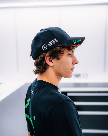 Șapcă Kimi Antonelli Ediție Specială Monza Neagră 2025 [3]