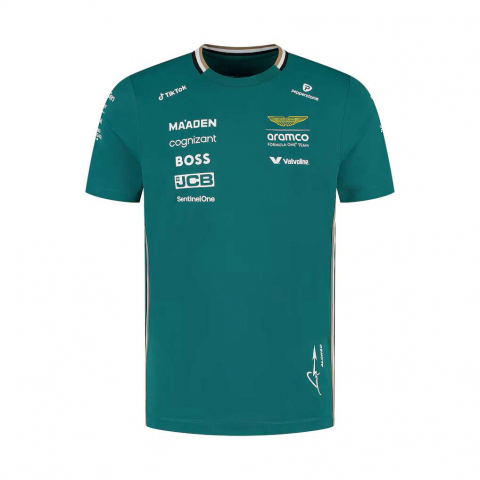 Tricou Aston Martin Aramco Cognizant F1 2025, pilotul echipei Fernando Alonso [1]