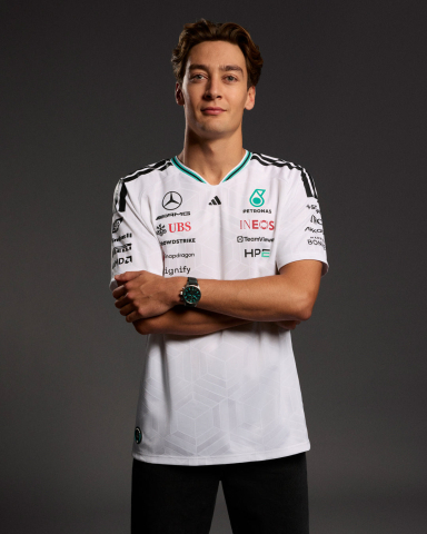 Mercedes - Tricou bărbătesc Mercedes F1 Team 2026 Authentic Driver, alb