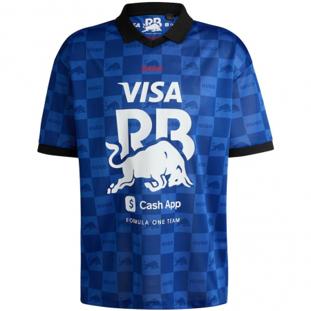 Racing Bulls VCARB - Tricou de fotbal RB Cash APP Hugo - Albastru