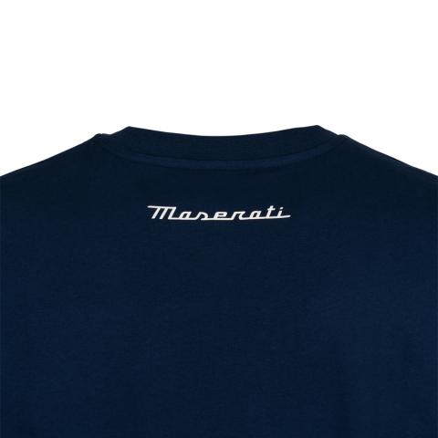 Tricou Maserati Trident bleumarin [1]