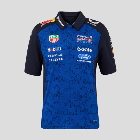 Red Bull Racing - Tricou Polo F1 Oracle Red Bull Racing 2026 Junior – Team Edition, Night Sky Navy