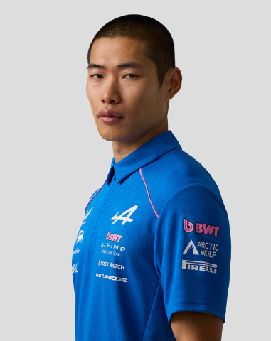 Tricou polo oficial pentru bărbați, echipa de Formula 1 Alpine 2026 [3]