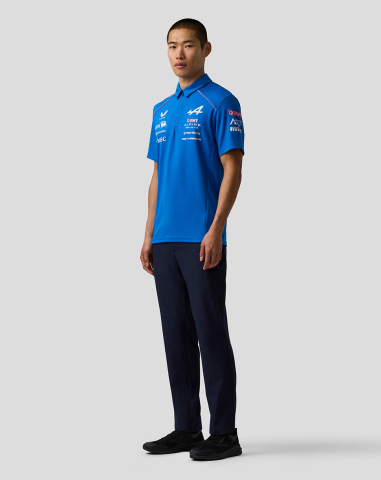 Tricou polo oficial pentru bărbați, echipa de Formula 1 Alpine 2026 [2]