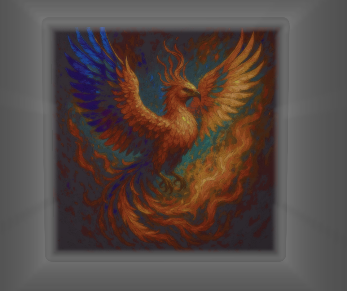 Lampa de veghe Pasăre Phoenix – Lithophane 16.5 cm [3]