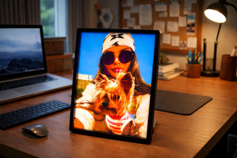 Poze Luminate - Poza luminata in relief