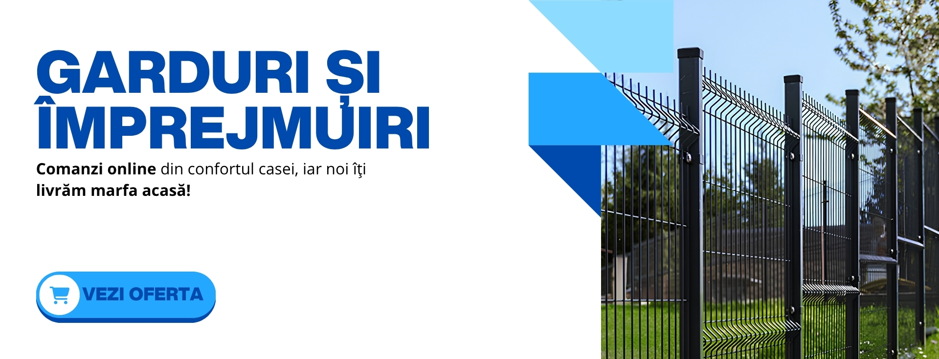 Banner - garduri si imprejmuiri