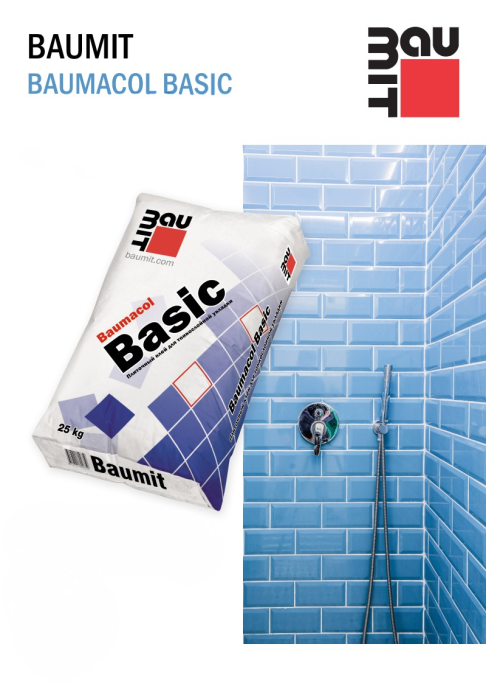 Adeziv pentru gresie si faianta Baumit Baumacol Basic, interior/exterior, 25 kg [3]