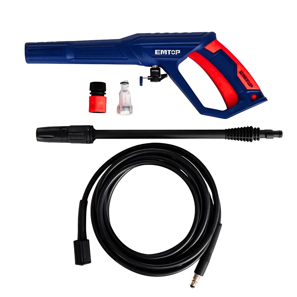 Aparat de spalat cu presiune 2000W, 150 bar, 6L/min, furtun 5m - EHPW2001, EMTOP [4]