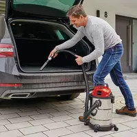 Aspirator umed/uscat Einhell TC-VC 1820 S, 1250 W, putere aspiratie 18 kPa,conector suflare aer,furtun 150 cm,suport accesorii, rezervor otel inoxidabil 20 L [3]