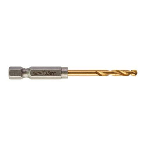 Burghiu HSS-G TIN RED HEX, 3.5mm-2buc, 48894707 Milwaukee, MILWAUKEE [1]