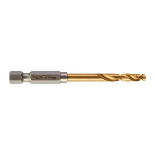Burghiu HSS-G TIN RED HEX, 4.5mm-1buc, 48894710 Milwaukee, MILWAUKEE [1]