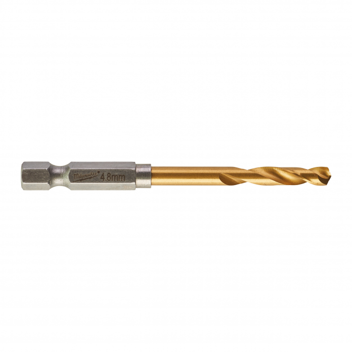 Burghiu HSS-G TIN RED HEX, 4.8mm-1buc, 48894711 Milwaukee, MILWAUKEE [1]