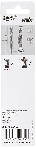 Burghiu Metal Milwaukee Shockwave HSS-G TiN 10.5 mm, Prindere Hexagonală 1/4", Vârf 135°, Cod 48894724 [3]