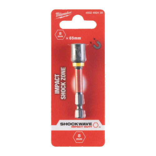 Cheie tubulara cu prindere de 1/4", 8x65mm, (4932492439), MILWAUKEE [2]