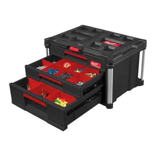 Cutie PACKOUT™ 2+1 sertare, Drawer Tool Box, 4932493190 Milwaukee, MILWAUKEE [2]