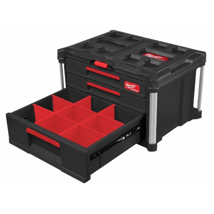 Cutie PACKOUT™ 2+1 sertare, Drawer Tool Box, 4932493190 Milwaukee, MILWAUKEE [5]