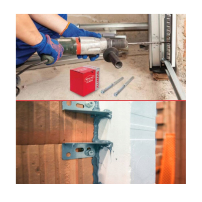 Diblu cu surub, cap hexagonal TX40, 12x120/8x125 mm, KPR-FAST-12120K, 25 buc/cutie - Wrek-met KLIMAS [14]