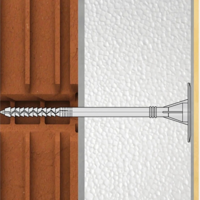 Diblu fixare polistiren pe caramida, BCA si beton,  LT 10x120mm - 200 bucati/cutie, LTX10120(200) Klimas Wkret-met [9]