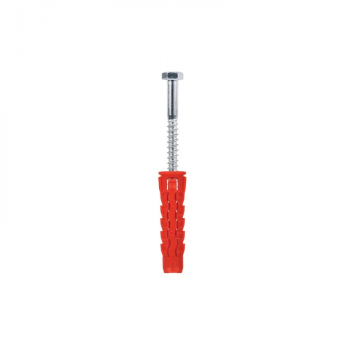 Diblu universal cu Surub cu cap hexagonal, SW-10 10x50/6,0x70mm - 4 bucati/blister - BSFXK-10050070, Wrek-met KLIMAS [1]