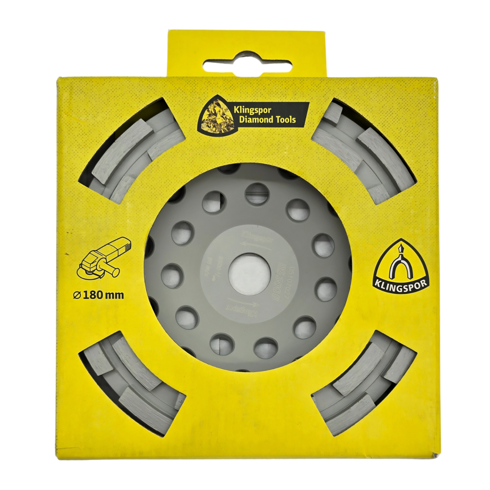 Disc abraziv diamantat tip oala DS 300 B Extra 180x8mm, pentru Beton, Sapa, Materiale de santier - Klingspor [3]