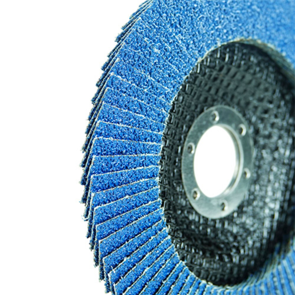 Disc abraziv lamelar 125mm, granulatie 80, cu oxid de zirconiu - Rodex [5]