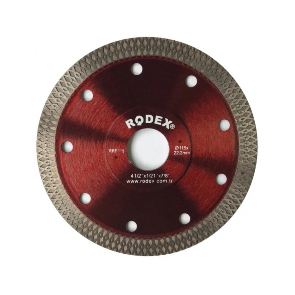 Disc ceramic ultra subtire 125mm x 20/22.23mm, taiere umed/uscat - Rodex [9]