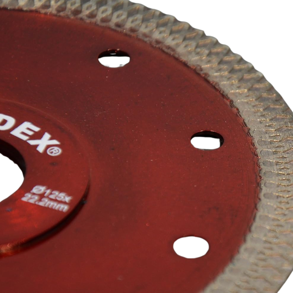 Disc ceramic ultra subtire 125mm x 20/22.23mm, taiere umed/uscat - Rodex [5]