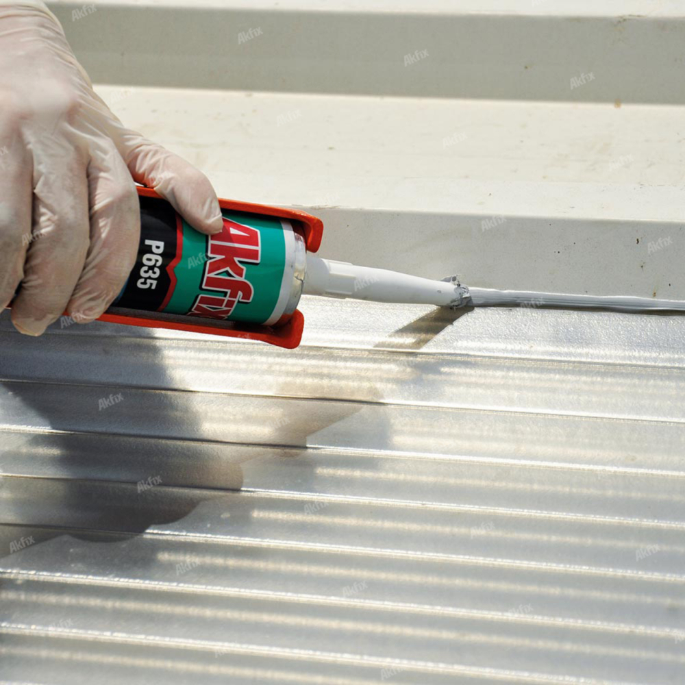 Etans poliuretanic pentru constructii P635, negru, 310 ml - Akfix [3]
