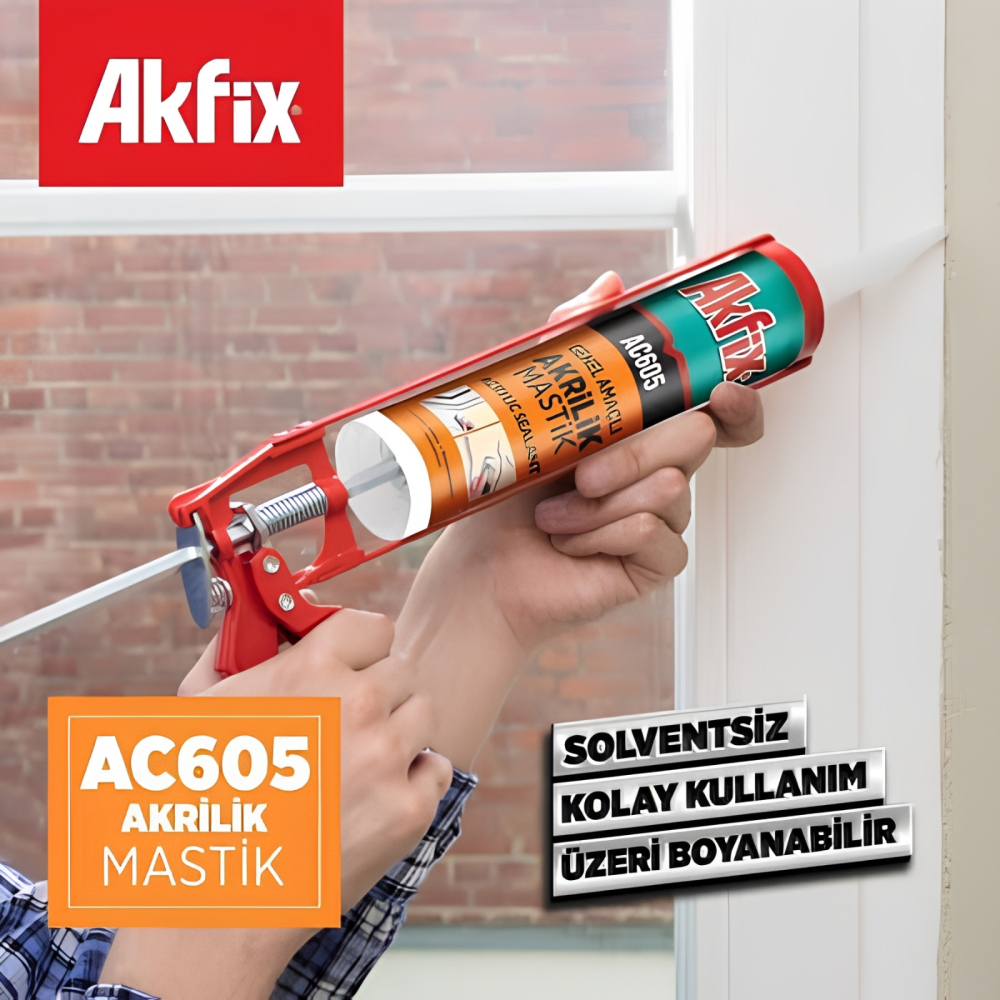 Etansant acrilic siliconat, AC605, 310ml - Akfix [6]
