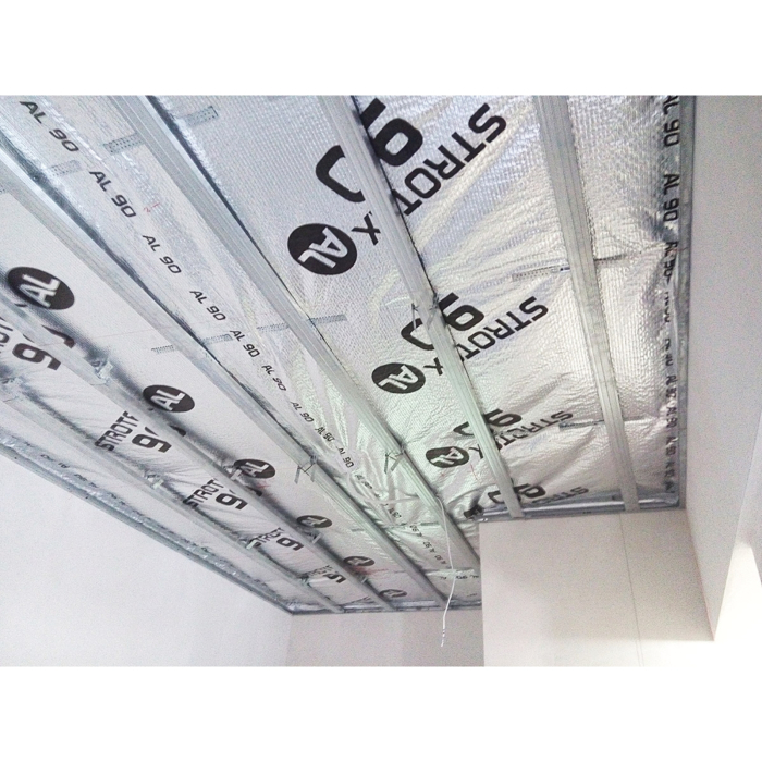 Folie bariera de vapori aluminizata Strotex AL 90, 75 mp/rola [3]