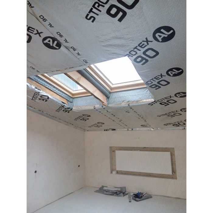 Folie bariera de vapori aluminizata Strotex AL 90, 75 mp/rola [5]