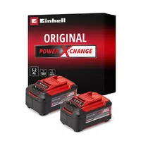 Kit 2 acumulatori Einhell Power X-Change Twinpack, 2x18 V, 5.2 Ah, 1260 W putere maxima, 4511526, Einhell [1]