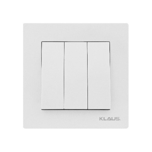 KLAUS INTRERUPATOR TRIPLU ALB (10/120) [1]