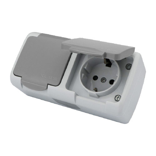 KLAUS PRIZA DUBLA SHUCKO IP54 ALBA (5/60) [1]