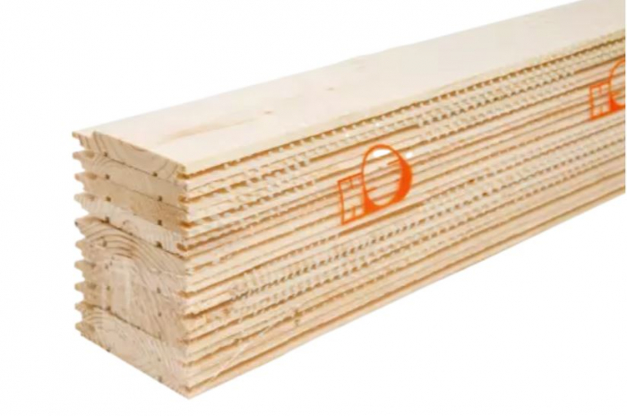 Lambriu lemn infoliat 12.5x96mm, 4m, calitatea A/B, 3.84 mp/pachet, Schweighofer [1]