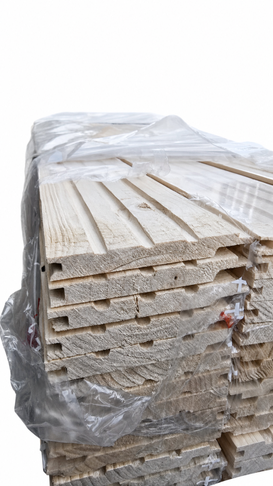 Lambriu lemn infoliat 14x121mm, 3m, calitatea A, 2.541 mp/pachet, Schweighofer [10]