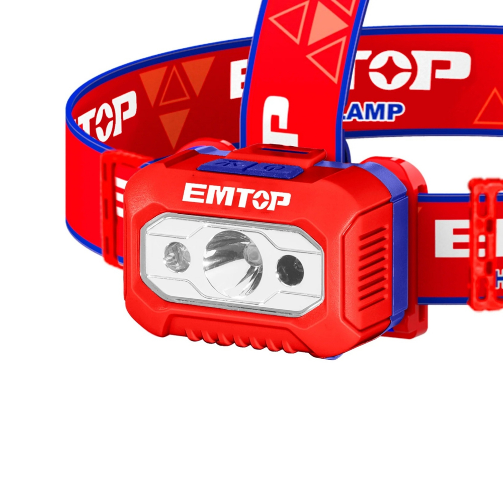 Lampa frontala LED cu baterii, senzor aprindere, rezistenta la ploaie, 200 lumeni - EMTOP [5]