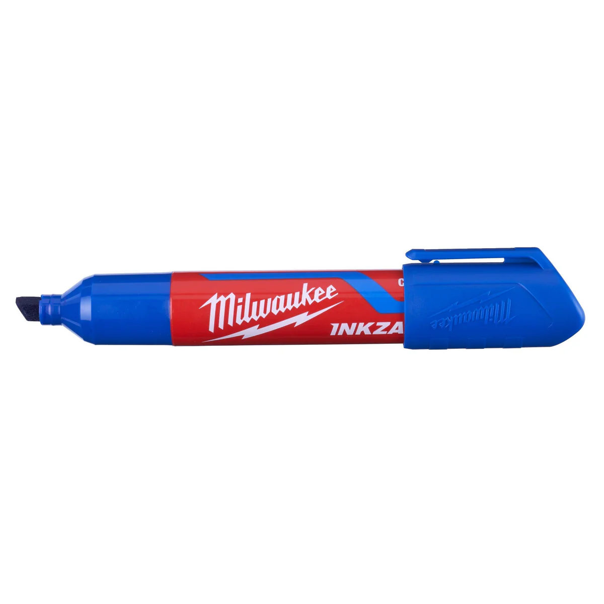 Marker Inkzall™ L, albastru, cu vârf lat, o bucată, (4932471557), MILWAUKEE [2]